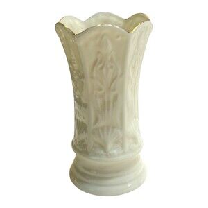 Vintage Belleek Ivory Porcelain Bud Vase Ireland